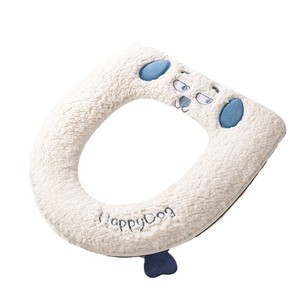 Toilet Seat Cover Plush Thickened <b>Waterproof</b> Autumn Winter Use - Product Image 5