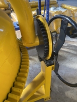 Mini mélangeur rapide de béton de casserole de remorquage malaxeur de ciment moteur de pompe de construction PLC 500l mélangeur de béton de moteur diesel d'essence