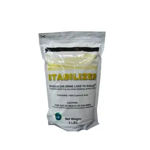 Water Soluble Stabilizer Chlorine Slow Releasing Stabilizing Agent Cyanuric Acid for Pool Treatments