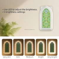 ZIKI TIME ZK3S-03 Zikir & Ruqyah, cadeau islamique musulman, lecture automatique 24 heures, lampe LED intelligente à brancher sur prise murale, haut-parleur de sourate du Coran