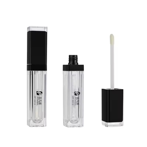Tubo de Brillo Labial Cuadrado Elegante con Espejo, Superventas <span class=keywords><strong>2021</strong></span>, para Envase de Brillo Labial Vacío, de Fábrica de Envases Cosméticos - Product Image 2