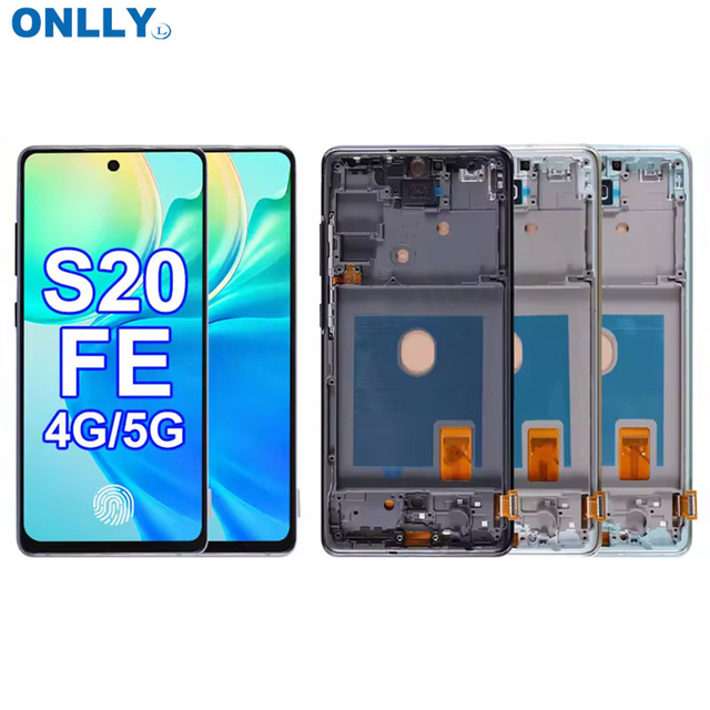 Original Display for Samsung S20 FE Screen for Galaxy S20 FE Oled Display Assembly Touch Screen Replacement