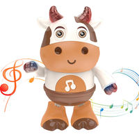 Vente flash - Jouets robots animaux dansants lumineux à LED, jouets musicaux électroniques pour enfants, cadeaux