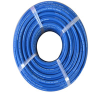 Tuyau d'air en caoutchouc NR+SBR résistant à l'huile et aux hautes températures, tressé en fibre haute résistance, 1/4-1'', 50m/100m, 20bar/300psi, pour usage industriel