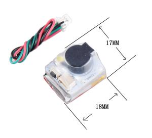 Hot Sales JHEMCU <b>Mini</b> JHE42B-s Finder 5V Super Loud Buzzer <b>Tracker</b> 100dB With LED Buzzer Alarm for FPV Racing Flight Controller - Product Image 1