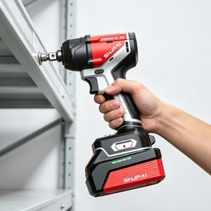20V Brushless Cordless 350Nm Impact Wrench 1/2 Inch Chuck Lithium <b>Battery</b> With Charger for Car Tire Repair JP-BS35X Compact Desi - Product Image 1