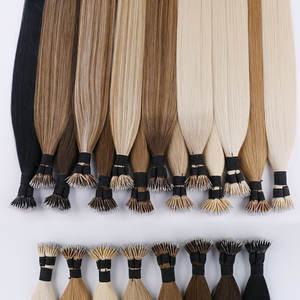 High End Double Drawn Indian Temple Single Donor Raw Virgin Hair Nano Tip Hair - Product Image 4