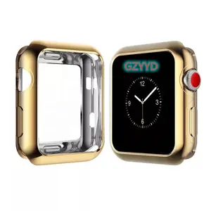 Soft TPU Case For Apple Watch Series 1 2 3 4 5 6 Electroplating TPU CASEためiWatch 40MM 44MM Bumper
