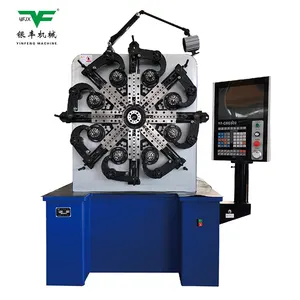 YF-CNC-8345-8350 Wire diameter 1mm-5mm cnc coiling spring machine,spring clamp machine,wire spring bending machine