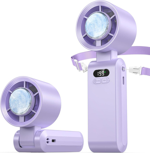 2026 13550PRM Rechargeable Portable Mini <b>Fan</b> 4000mAh High Quality USB <b>Handheld</b> <b>Fan</b> Plastic Semiconductor Cooling <b>Fan</b> - Product Image 1