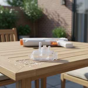 Recipiente Transparente de Plástico para Sal, Repuesto para la Pistola de Sal Bug-A-Salt 2. Accesorio de Cámara de Sal Transparente para Pistola de Sal Contra Plagas - Product Image 1