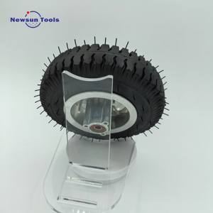 Remise 10% Off 2.50-4 Roulement de moyeu en alliage de pneu pneumatique Roue de fauteuil roulant de 9 pouces Roue de gonflage de scooter de 226mm avec chambre à air - Product Image 6