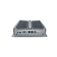 Ordinateur industriel en boîtier sans ventilateur EVUC à faible consommation d'énergie, compatible OEM/ODM, avec processeur Intel Core i5 4210U/i5 10210U, en stock