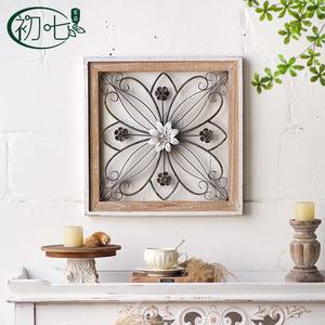 <b>Framed</b> Wrought Iron <b>Wall</b> Hanging European Retro Style Home Decor Living Room Artwork - Product Image 4