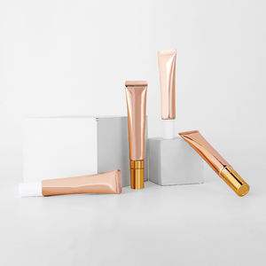 บรรจุภัณฑ์เครื่องสำอางแบบหลอดอะลูมิเนียมสีทอง 15 กรัม พิมพ์ลายตามสั่ง สำหรับผลิตภัณฑ์ดูแลผิว ยาทาเล็บ น้ำมัน ลิปกลอส ลิปสติก ครีม - Product Image 2