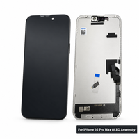 NOHON Vente en gros Écran OLED flexible 1:1 pour iPhone 16 Pro Max, assemblage d'écran tactile avec prise en charge du transfert IC