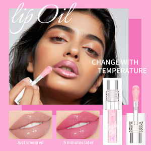 Wholesale Temperature Changing <b>Liquid</b> Lip Gloss Waterproof Long Lasting Hydrating Shimmer Long Lasting Lip Makeup Lip Oil - Product Image 6