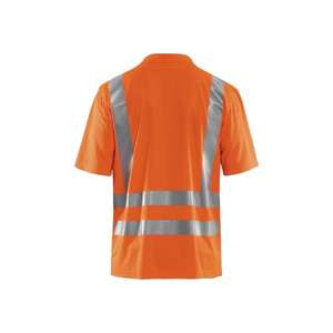 BLAKLADER - 339110115300S UV <b>Polo</b> Shirt Hi-Vis <b>Orange</b> - EAN 7330509501115 HI-VIS WORKWEAR - Product Image 2
