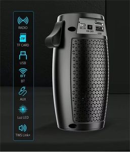 New RGB Slide Light Portable Wireless Speaker Waterproof Outdoor Woofer with LED TF Card Radio Sound Speakers - Product Image 4