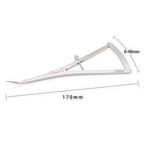 Règle de mesure des paupières Yjianmei en acier inoxydable, 8,5 cm, double échelle, pour chirurgie esthétique des yeux - Product Image 4