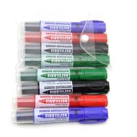 Joycolour – Lot de marqueurs effaçables à sec rechargeables, pointe fine, écriture fluide, trait moyen, pour bureau et école