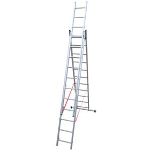 Tres elementos 'Stilo' 11 + 11 + 11 escalones Accesorios interiores H. 5,10 M Vertical 80x25mm - Product Image 2