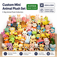 En gros, Peluches 8 pouces, assortiment économique, super douces, mignonnes et amusantes pour machine à griffes