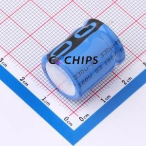 Condensador Electrolítico de Aluminio MAL225090185E3, Montaje a Presión (THT), D18xL22mm 330uF 20% 100V 7.5mm - Product Image 1