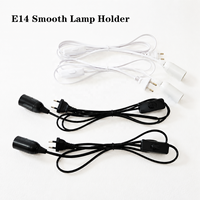 Support de lampe E14 avec cordon d'alimentation de 1,8 m et prise EU/US/AU/UK, douille de base de lampe, tête de suspension LED avec interrupteur 303 et câble d'extension