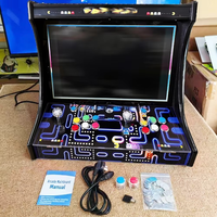 Nouvelle machine d'arcade double joueur DX 26800 jeux en 1, écran LCD HD 1280p de 22 pouces, joystick 8 directions, boutons poussoirs