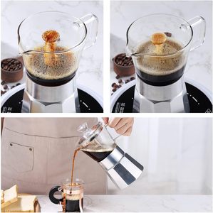 <span class=keywords><strong>Cafetera</strong></span> Espresso de Aluminio Transparente Plateada, <span class=keywords><strong>Cafetera</strong></span> <span class=keywords><strong>Italiana</strong></span> Moka Portátil de 4/6/9/<span class=keywords><strong>12</strong></span> <span class=keywords><strong>Tazas</strong></span> - Product Image 3