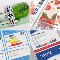 Machine d'impression d'étiquettes numériques, imprimante d'étiquettes en rouleau, produit des autocollants personnalisés pour étiquettes d'emballage adhésives et autocollants de logo.