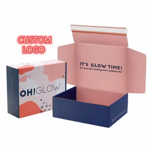 Özel kutu ambalaj sıcak satış oluklu nakliye için ambalaj kutusu kağıt özel Logo sevgililer günü lüks hediye kutusu mevcut
