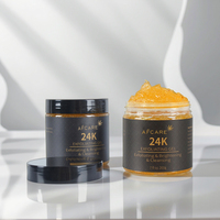 Gel visage cosmétique sans parabène, hydratant, nourrissant et au collagène, gel exfoliant pour le visage à l'or 24 carats