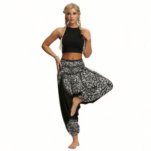 Pantalons Harem amples et larges noirs pour femmes, vente en gros - Product Image 2