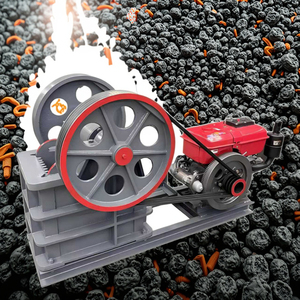 Trituradora de mandíbula de motor diésel portátil para minería de agregados de mineral de oro y hormigón utilizada en aplicaciones portátiles - Product Image 1