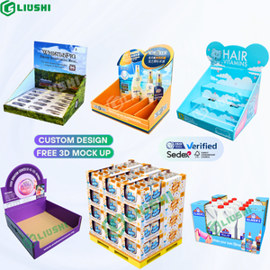 Tùy chỉnh giấy kraft Pop Up hiển thị các tông bảng truy cập hàng đầu hộp hiển thị trường hợp Countertop tông truy cập hộp hiển thị - Product Image 1