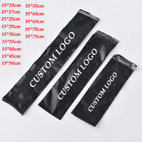 Sac postal mince d'extension de cheveux avec logo personnalisé sac de courrier d'expédition de colis en plastique blanc long polymère pour perruque d'emballage