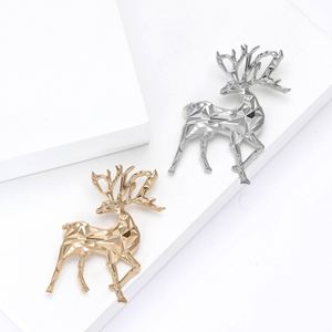 European American Cool Alloy Glossy Elk <b>Brooch</b> Exquisite Versatile Men and <b>Women</b> Suit Coat Boutonniere Pin - Product Image 1