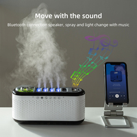 Humidificateur ultrasonique électrique portable 300 ml, atomiseur à six trous, télécommande, aromathérapie
