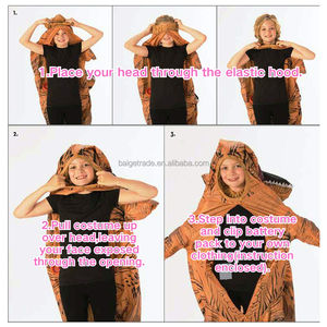 One Casa Costume gonflable de dinosaure équitation <span class=keywords><strong>T</strong></span> <span class=keywords><strong>Rex</strong></span> Air Blow up Funny Fancy Dress Party Halloween Costume pour enfants Logo personnalisé - Product Image 6