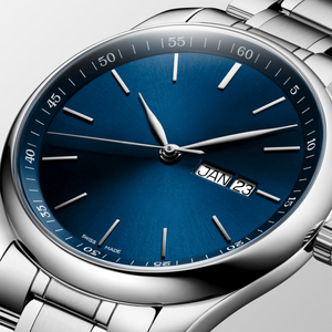 Reloj de Pulsera Clásico Redondo para Hombre con Indicador de Fecha, Estilo Casual de Negocios, Movimiento Automático, Correa de Acero Inoxidable - Product Image 3