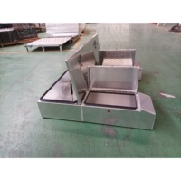 Boîtes à outils combinées 3-en-1 en aluminium argenté, robustes, imperméables, résistantes à l'usure et durables, vente en gros d'usine