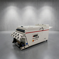 Machine tout-en-un 650 mm pour séchage et agitateur de poudre DTF, chauffage en fibre de carbone 4,8 kW, enroulement manuel et automatique pour impression par transfert thermique DTF