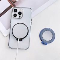 Luxe glitter make-up spiegel magnetische mobiele telefoonhouder draaibare vinger ring telefoonstandaard grip