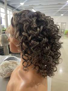 <span class=keywords><strong>Parrucche</strong></span> Bob Naturali Lisce e Ondulate Grigie, <span class=keywords><strong>Capelli</strong></span> Umani <span class=keywords><strong>Veri</strong></span> Sale e Pepe, <span class=keywords><strong>Parrucche</strong></span> Full Lace HD 5x5 Senza Colla Pronte all'Uso - Product Image 4