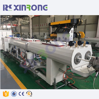 XINRONG pvc cpvc upvc hdpe pe plastique eau hydraulique 16-63mm double tuyau faisant la machine prix à vendre