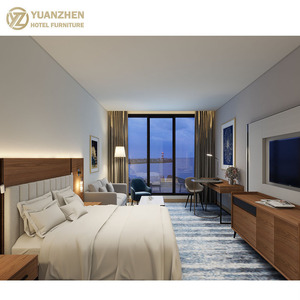 Bộ nội thất phòng ngủ khách sạn gỗ nguyên khối cao cấp kiểu châu Âu đặt làm riêng dành cho căn hộ cao cấp - Nhà cung cấp nội thất khách sạn trọn gói - Product Image 3