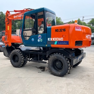 รถขุดฮิตาชิ EX100WD รุ่นปี 2020 น้ำหนักใช้งาน 10.7 ตัน ความจุบุ้งกี๋ 0.42-0.51 ลูกบาศก์เมตร กำลัง 66 กิโลวัตต์ พร้อมอะไหล่ฟันขุด - Product Image 1