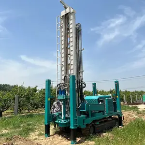 Factory Price Water Well Drilling Rig New Improved Version HFJ Series Hydraulic Water Borehole Well Drilling Mining Machinery